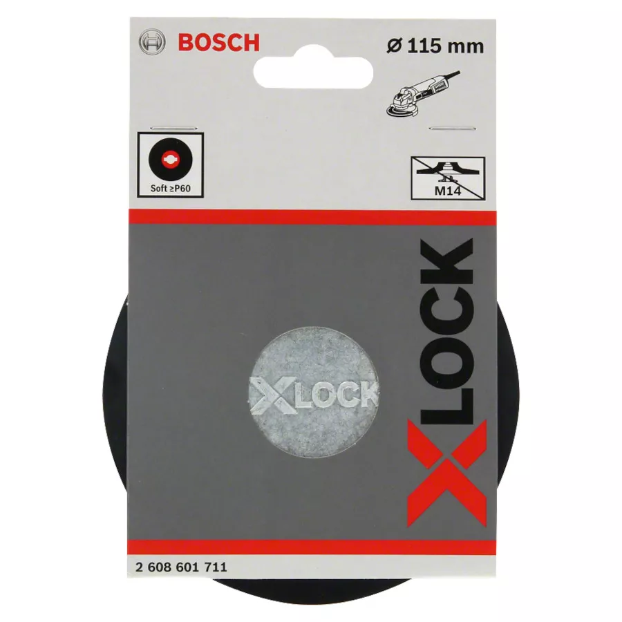 Plateau de ponçage XLock 115mm souple Bosch